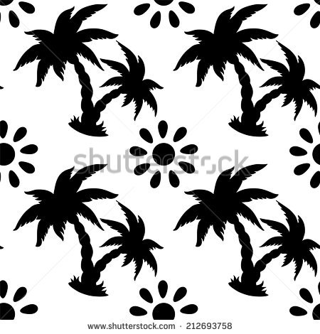 450x470 Drawn Palm Tree Abstract