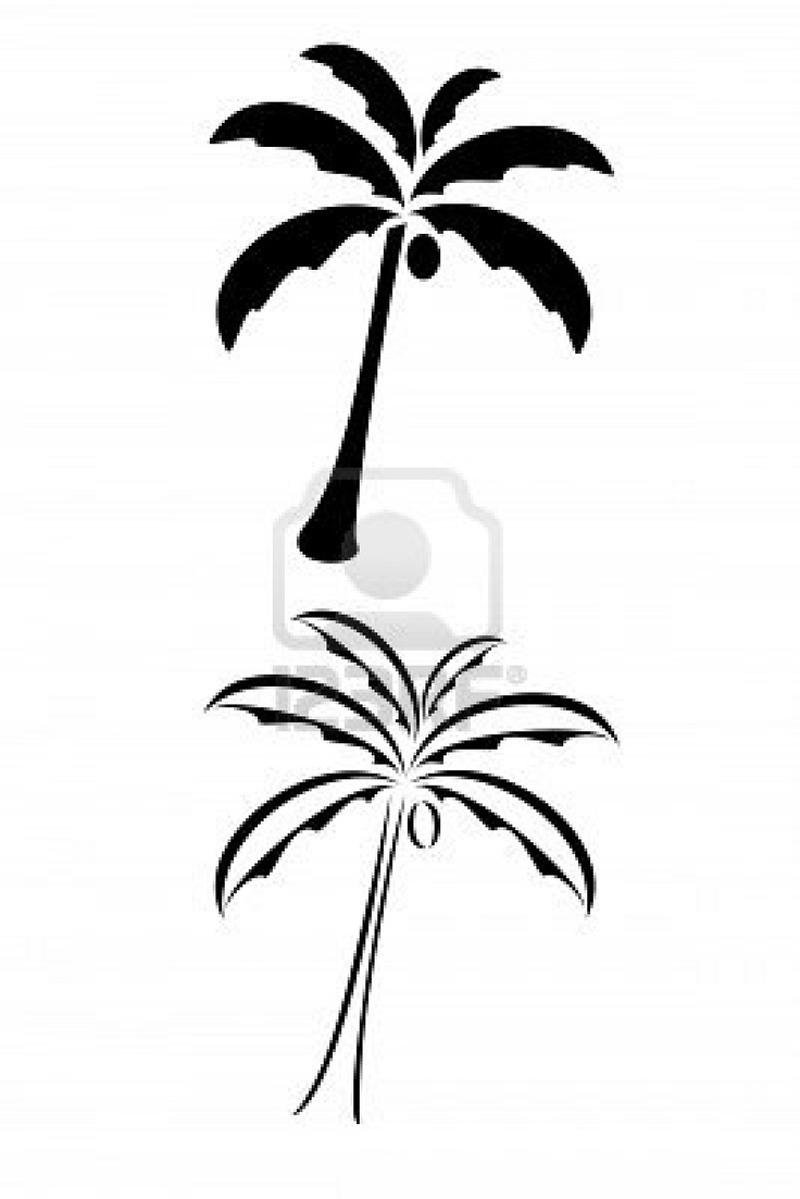 736x1102 Drawn Palm Tree Minimal