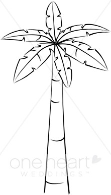 221x388 Palmtree Clipart Beach Wedding Clipart
