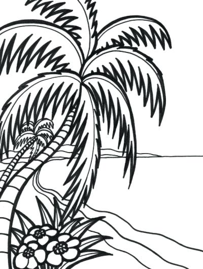 400x529 Free Palm Tree Coloring Pages Best Collection Coloring Pages