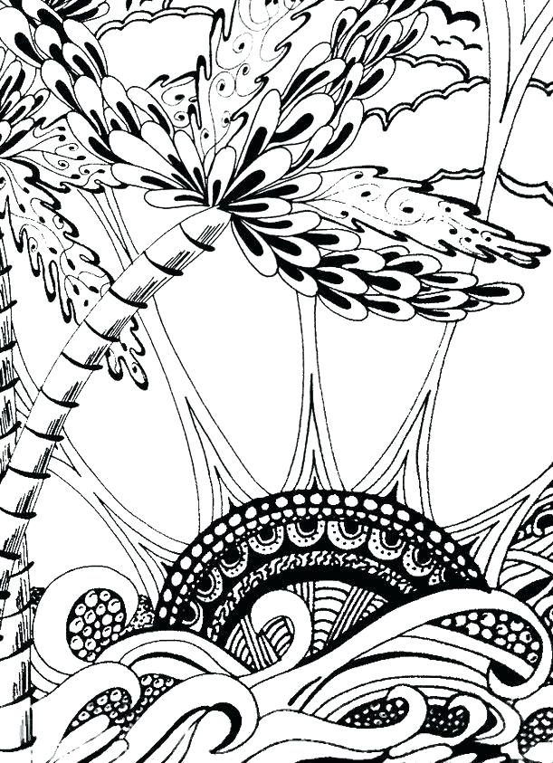 611x843 Palm Trees Coloring Pages Synthesis.site