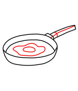 256x300 How To Doodle Frying Pan