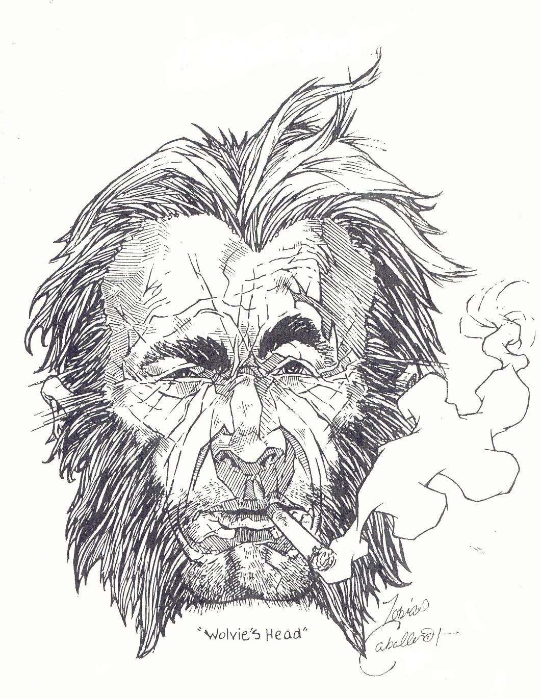 1061x1371 Wolvies Head By Pancho Villa