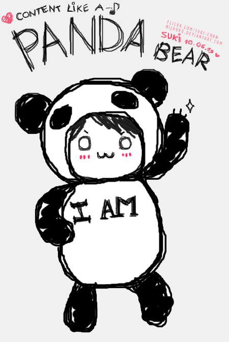 450x672 Panda Bear. By Nijuuku