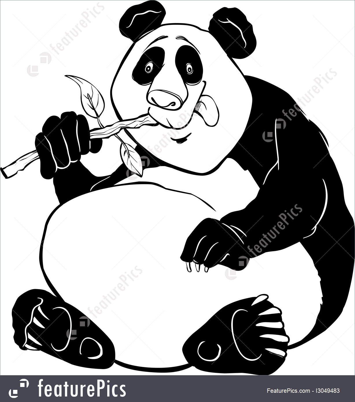 1228x1392 Illustration Of Panda Bear Coloring Page
