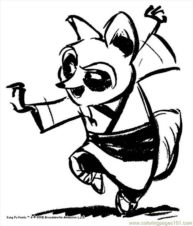 650x759 Kung Fu Panda (14) Coloring Page