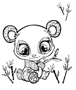 296x350 Cute Baby Panda Coloring Pages Kids Coloring Pages