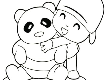 440x330 Elegant Panda Bear Coloring Pages Kids Page Cute For S Bea