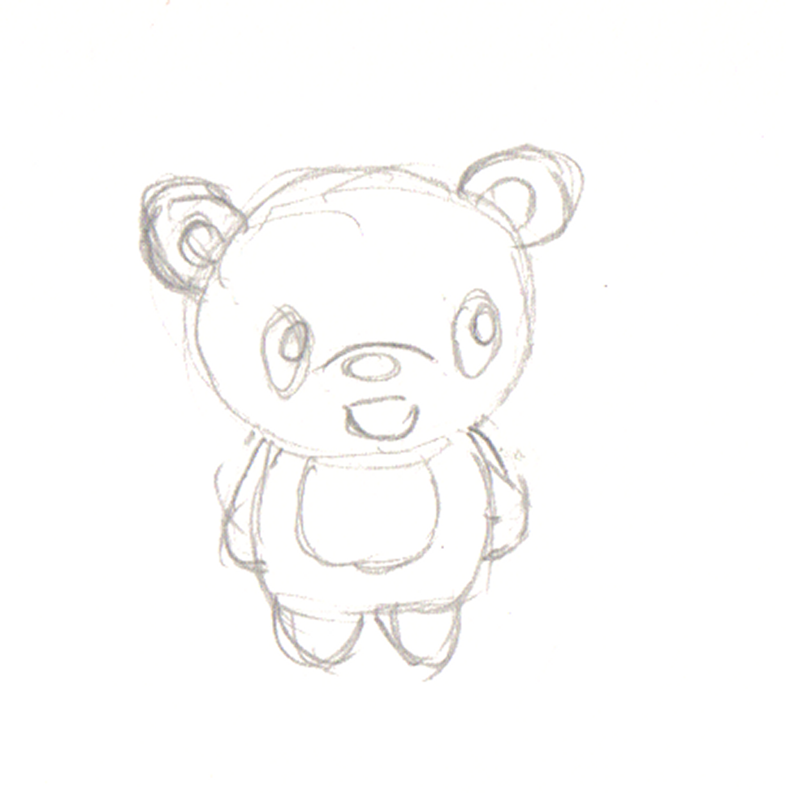 1586x1600 How To Draw Cartoons Panda