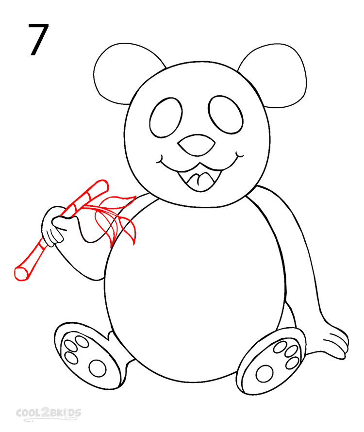 750x890 How To Draw A Panda (Step By Step Pictures) Cool2bkids