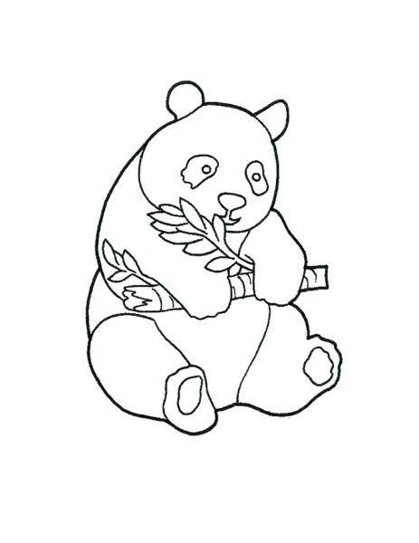 463x600 Panda Coloring Pages Also Panda Colouring Picture For Coloring