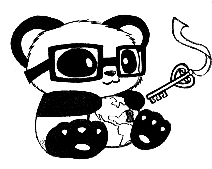 900x720 Panda Mascot Computerized By Generalmisconception