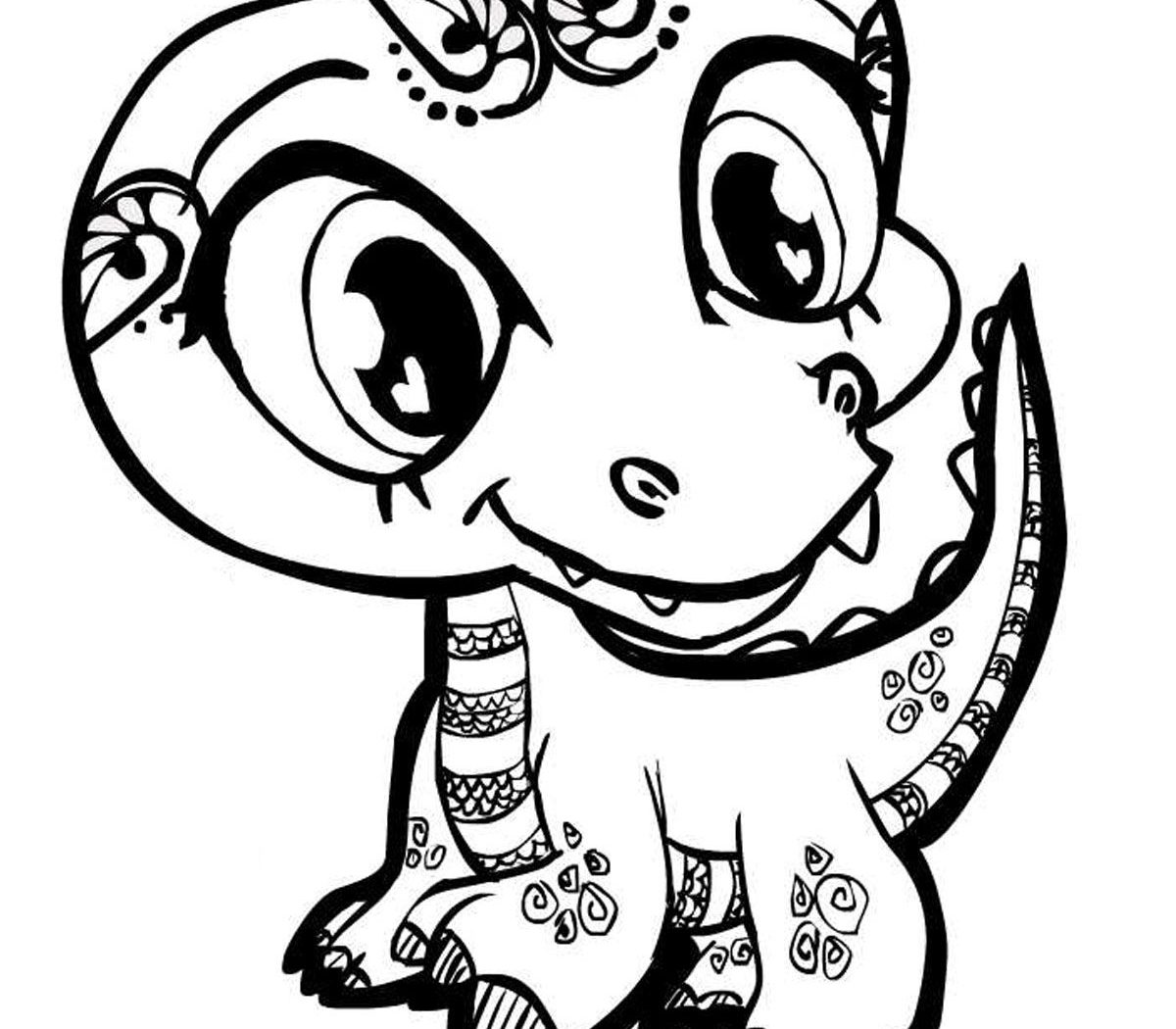 1200x1050 Cartoon Unicorn Coloring Pages Cute General Animal Printable