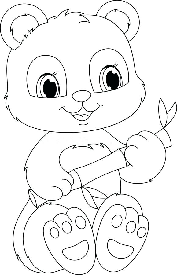 579x900 Cartoon Panda Coloring Pages