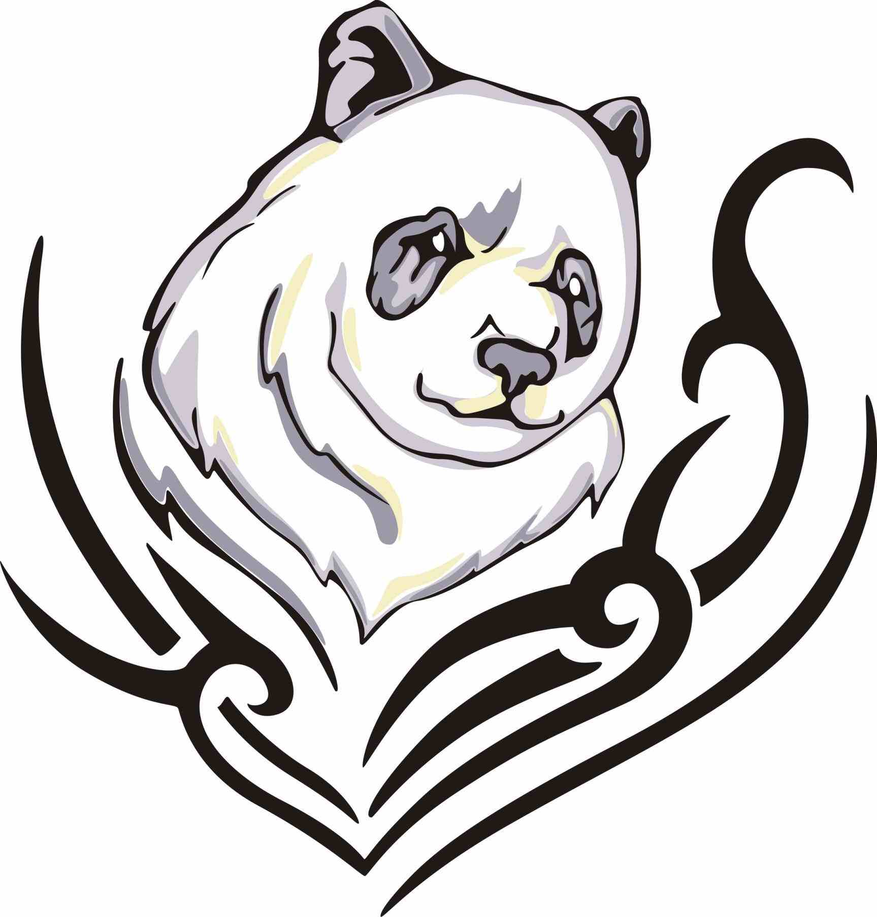 1727x1806 Cute Panda Drawing Easy