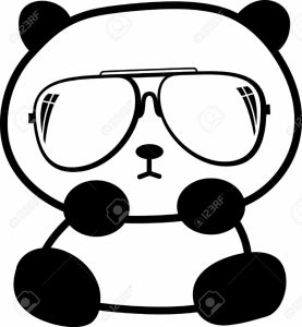 277x300 Coloring Pages Cartoon Panda Drawing Cartoon Panda Bear Drawing