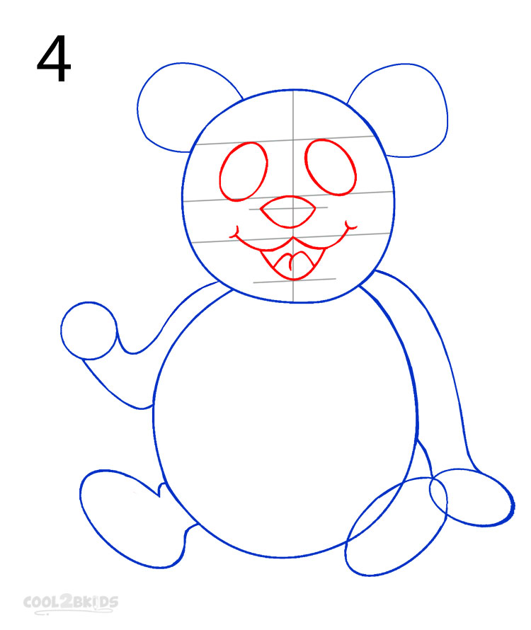 750x890 How To Draw A Panda (Step By Step Pictures) Cool2bkids