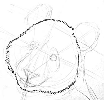 333x319 How To Draw Panda Head And Face