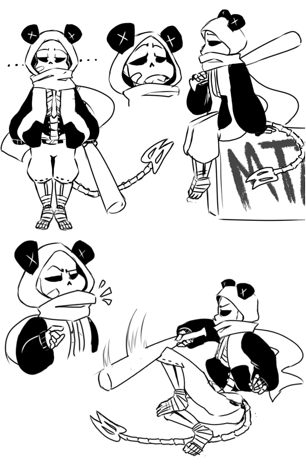 630x966 Panda Hero By Bunnymuse