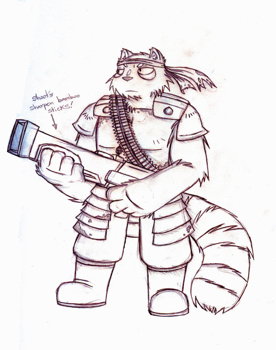 900x1143 Drawn Red Panda Epic