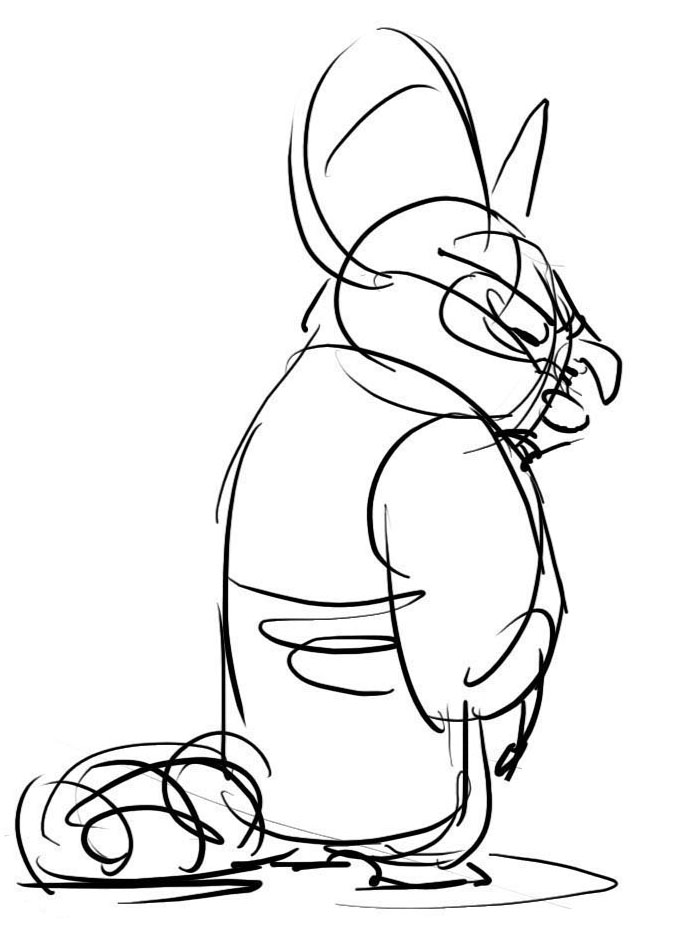 678x932 The Animation Woodpile Digital Panda Sketches (Kfp) 2004