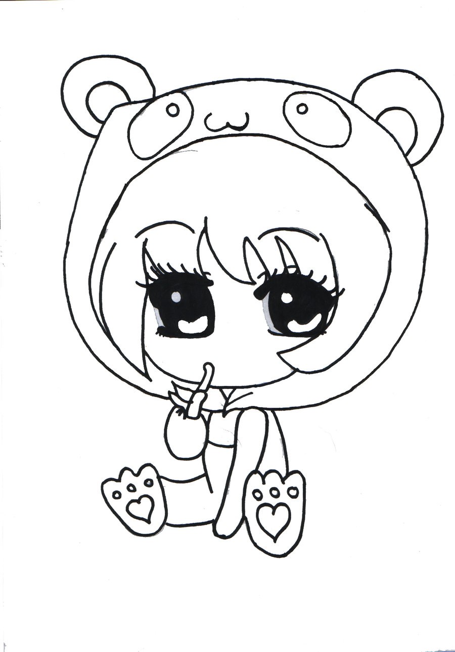 900x1289 Chibi Panda Coloring Pages Copy How To Draw A Chibi Panda Free