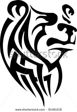 323x470 31 Best Panda Face Tribal Tattoo Images On Tribal