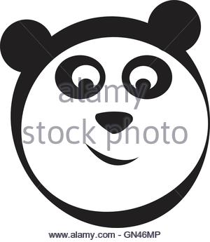 300x345 Panda Logo Vector Stock Vector Art Amp Illustration, Vector Image
