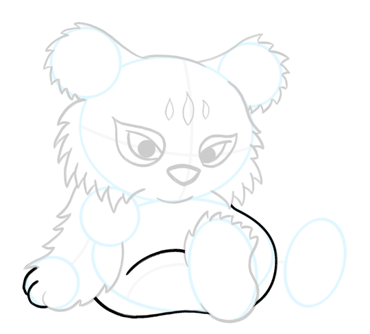 540x488 Tiger Panda Cartoon Drawing Lesson