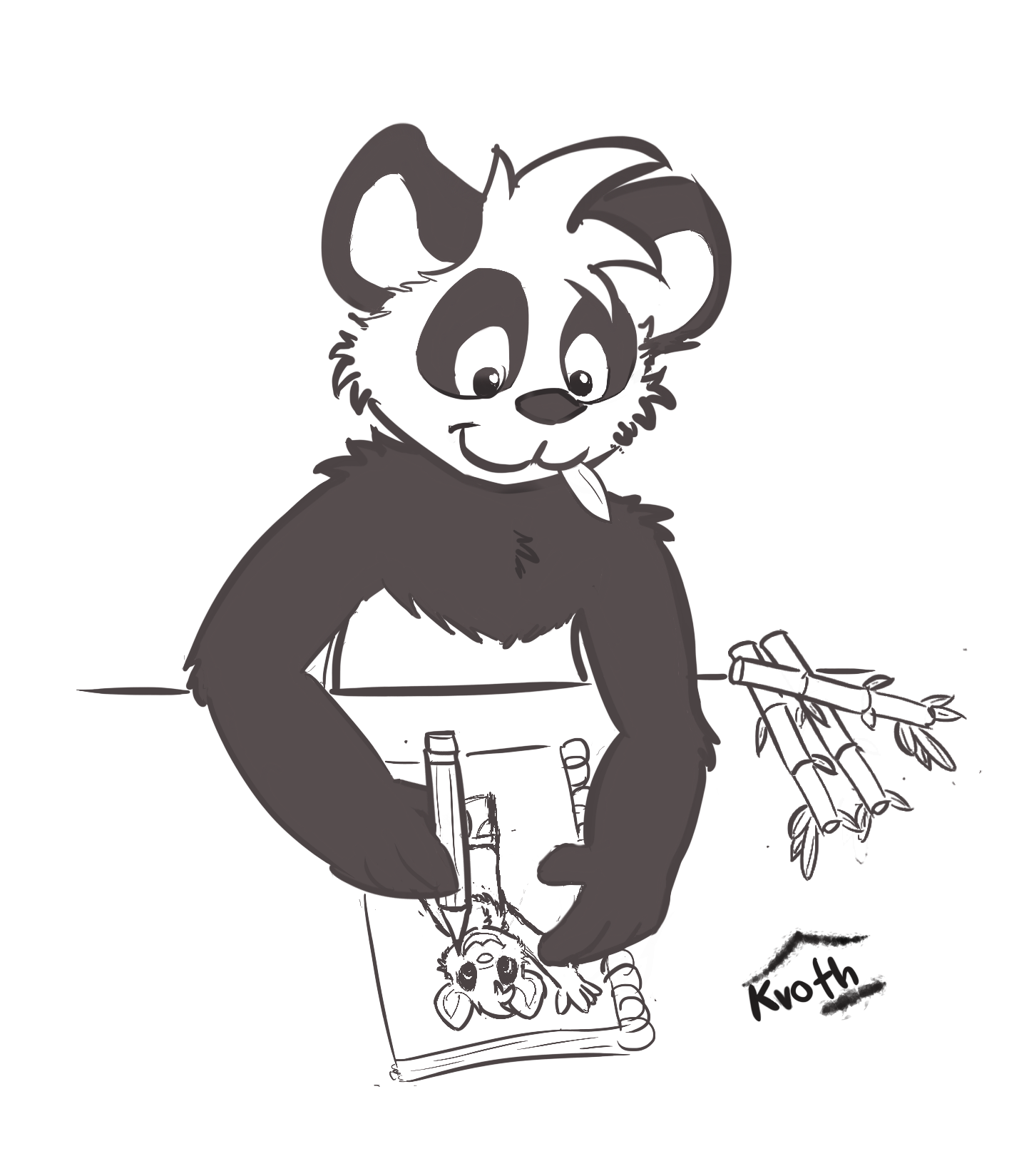 1450x1649 Paco Panda Weasyl