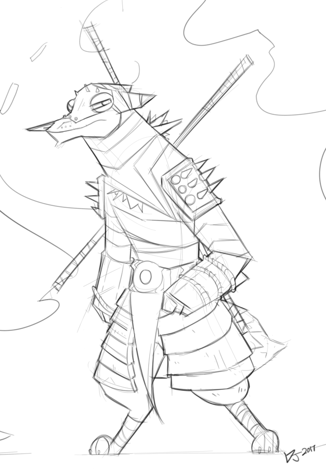 642x923 Wolf Sketch [Kung Fu Panda] By D Jayjesse