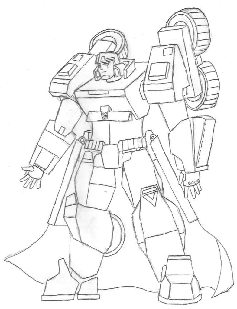 784x1020 Pencil Sketch Tcs Megatron Earth Mode By Redpanda451