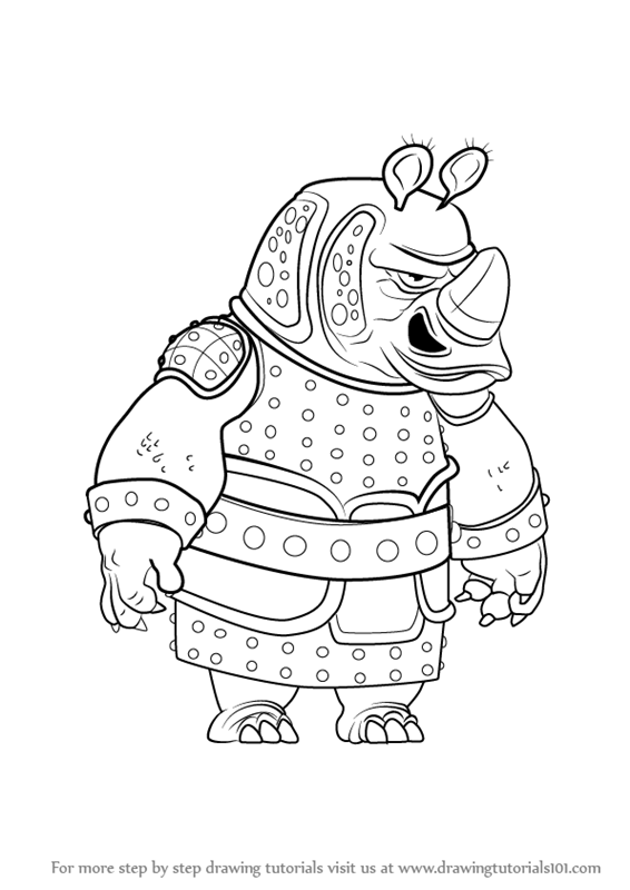 566x800 Learn How To Draw Hundun From Kung Fu Panda