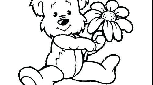 500x280 Panda Bear Coloring Pages Teddy Bear Coloring Page Elegant