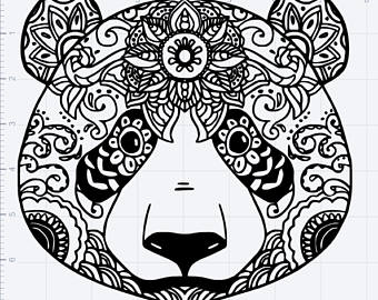 340x270 Panda Mandala Etsy