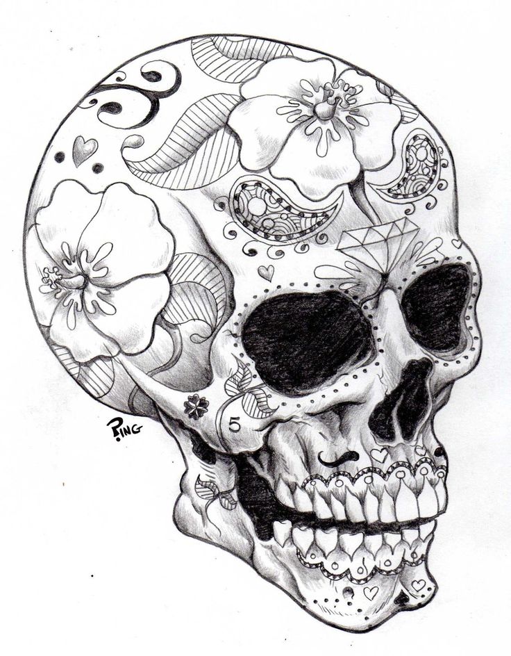 736x944 The Best Sugar Skull Drawings Ideas On Sugar Skull