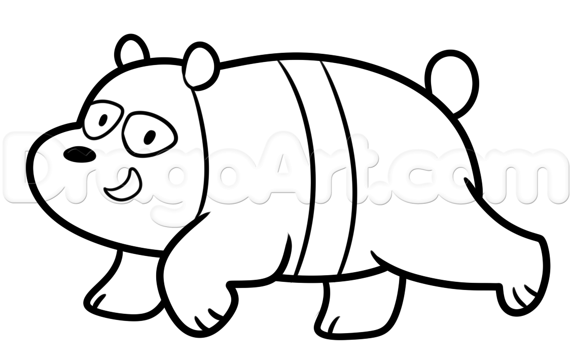 1128x705 Pictures How To Draw Panda Bear,