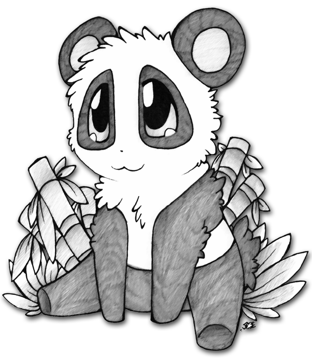 1024x1178 Chibi Panda By Minori Touketsu