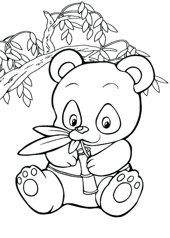 567x794 Giant Panda Coloring Pages Genesisar.co
