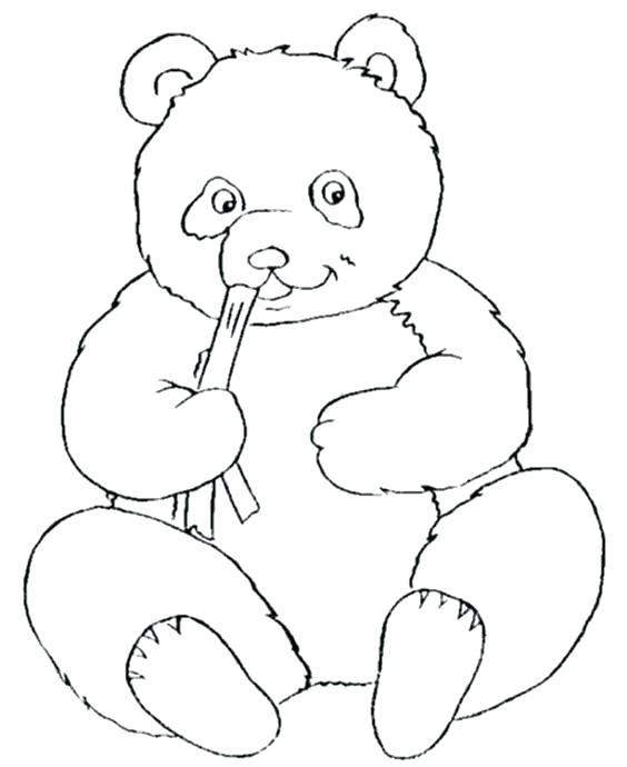 564x690 Panda Coloring Pages