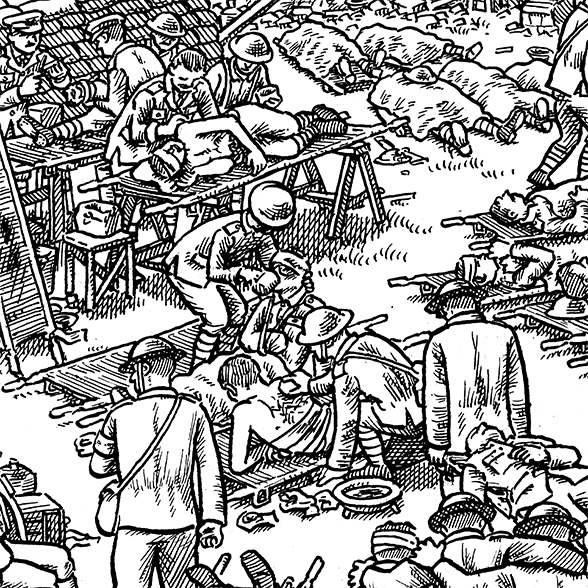 588x588 Joe Sacco's Panorama Of World War I's Battle Of Somme,