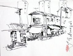 236x182 Lisbon Panorama Left Sketchbooks, Sketches And Art Sketches