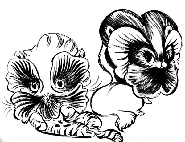 600x461 Pansy Kittens By Pocketowl