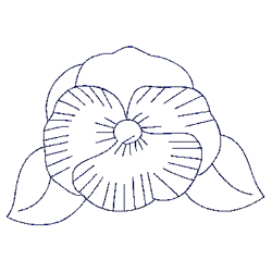 250x250 Pansies Myembroideries