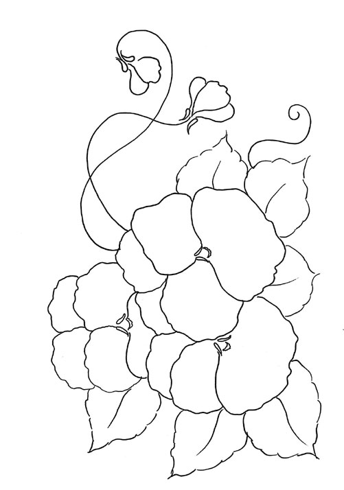 501x714 Perky Pansy Plate Ilovetocreate