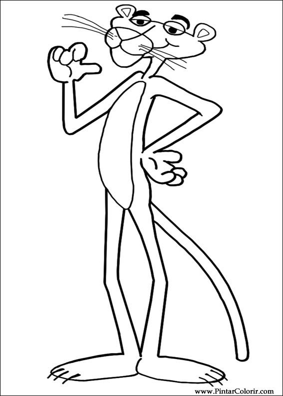 567x794 Drawings To Paint Amp Colour Panther Rose Color