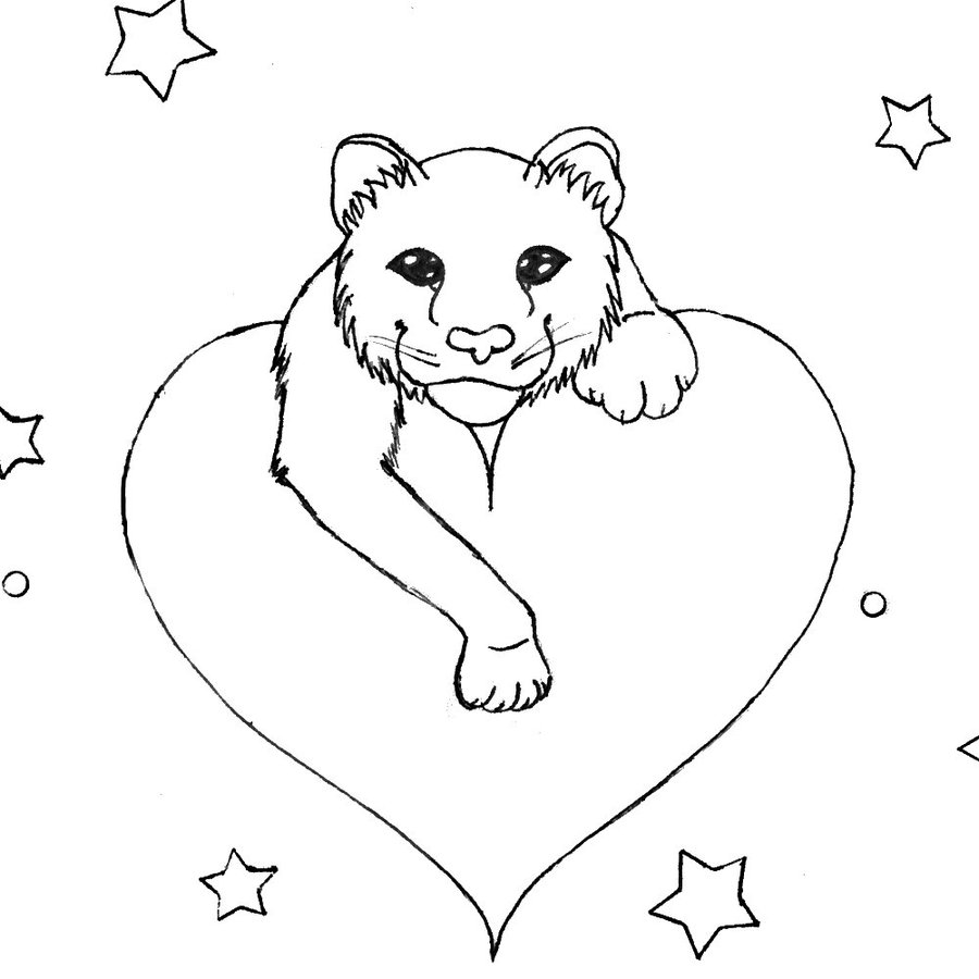 900x900 Mew Stripeless Tiger Outline By Ayamewolf93