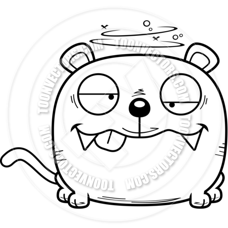 460x460 Cartoon Panther Goofy (Black Amp White Line Art) By Cory Thoman