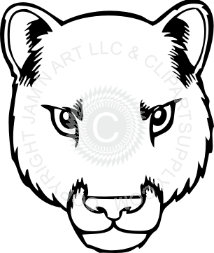 306x361 Panther Face