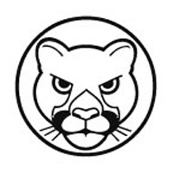 600x600 Panther Head Temporary Tattoo 2x2 Bodycandy